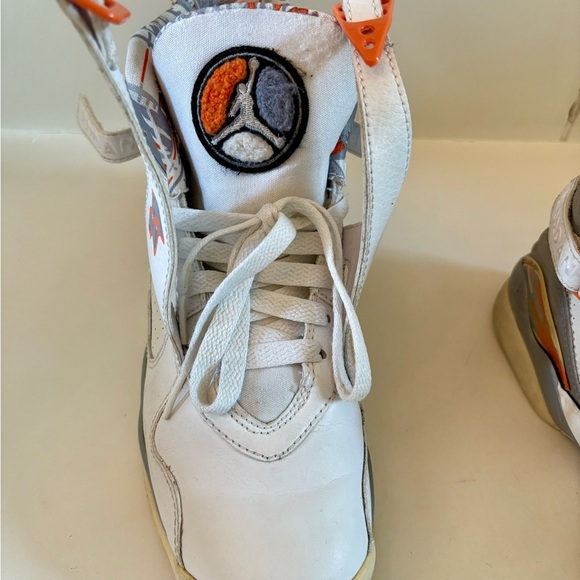 Air Jordan Retro 8 - Orange Blaze - Boys Size 6Y (2007 Release) - Picture 5 of 12